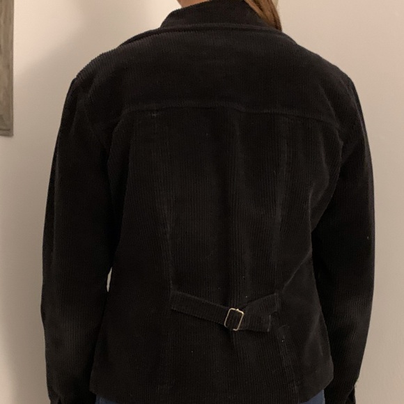 American Eagle Black Cord Jacket - Picture 2 of 3